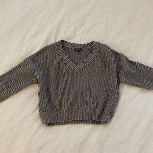 Target gray knit sweater